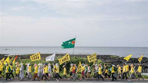 Peace Activists Have Been Protesting Koreas Navy Base In Jeju For