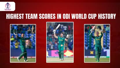 South Africa S Record Breaking Odi World Cup Triumph Setting The