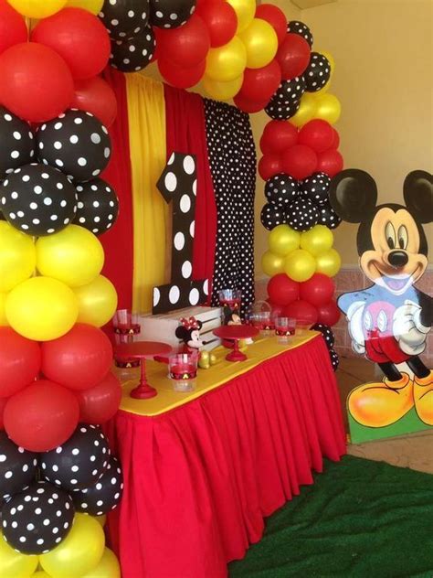 Mickey Mouse Birthday Party Ideas Photo 1 Of 11 Catch My Party