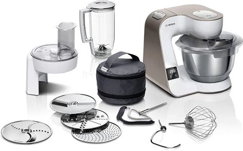 Amazon.de: Bosch Küchenmaschine MUM5 MUM5XW20, Edelstahl-Schüssel 3,9 L ...