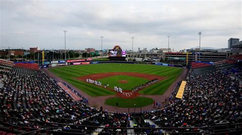 Fire breaks out at Buffalo Bisons stadium as fire engines rush to ...