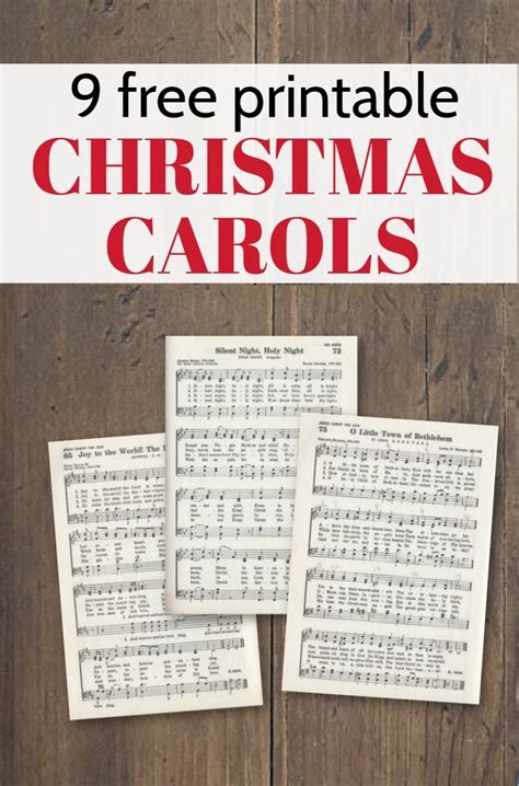 Christmas Music Ornaments And Free Printable Christmas Carols Free