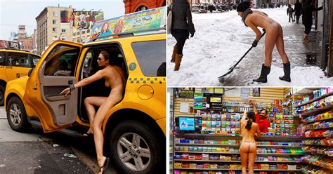 Naked In New York Photographer Poses Nude In The Big Apple For Crowd Funding Book Mirror Online