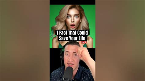 1 Fact That Could Save Your Life Pt 2 🚑 Savelife Facts Survival