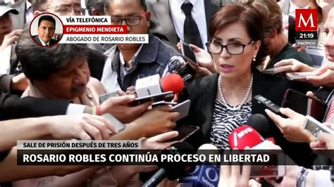 Rosario Robles Queda Libre Después De Tres Años En Prisión Grupo Milenio