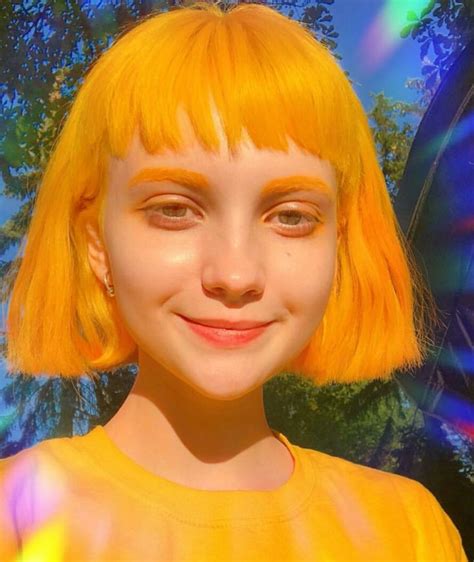 как выглядят люди | Aesthetic hair, Yellow hair, Dyed hair
