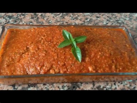 صوص بلونيز الاطالية sauce bolognaise YouTube