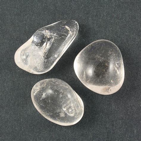 Clear Quartz Tumbled And Polished Gemstones