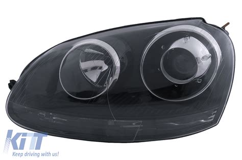 Xenon Look Headlights Rhd Suitable For Vw Golf 5 V Mk5 2003 2007