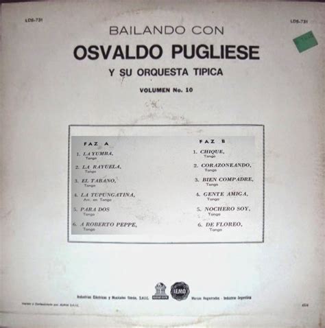 La nova Botica del Aleman.: Tango - Osvaldo Pugliese - Bailando con…