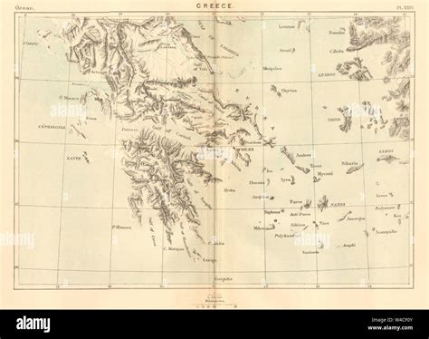 Vintage Map Of Greece Fotografías E Imágenes De Alta Resolución Alamy