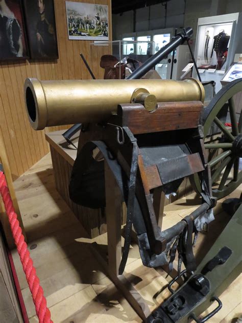 Us Model 1841 12 Pdr Mountain Howitzer And Saddle Light We Flickr