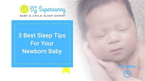 3 Best Sleep Tips For Your Newborn Baby