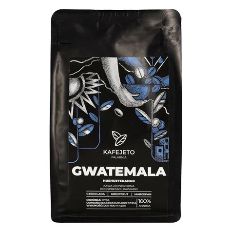 Kawa Ziarnista Kafejeto Palarnia Gwatemala Huehuetenango Espresso G