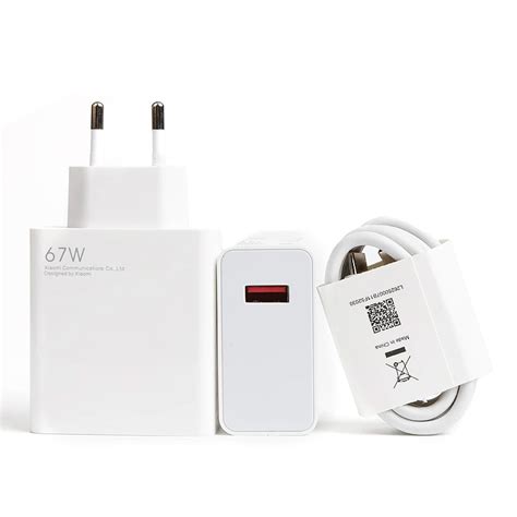 Kucni punjac Xiaomi 67W sa Type C kablom beli EU - Mob-Shop