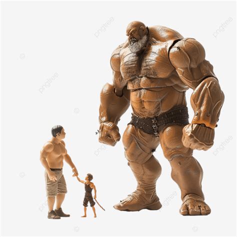 Giant Wrestler Vs Tiny Wrestler Man Mature Man Wrestling PNG