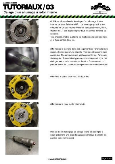 Mxs Tutoriaux Calage D Un Allumage Rotor Interne