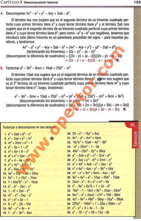 Ejercicio Del Algebra De Baldor Resueltos Sobre Los Casos De Hot Sex