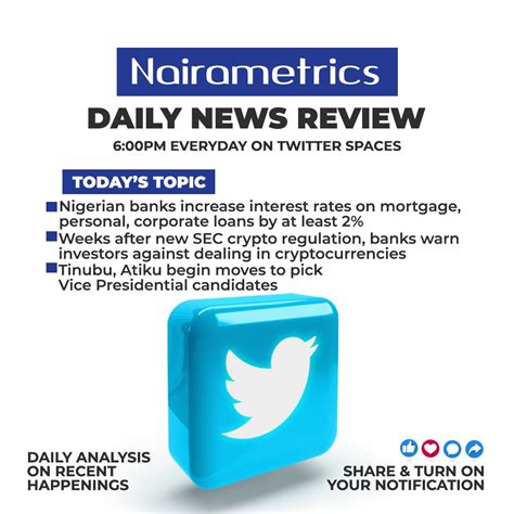 Nairametrics On Twitter Join The Conversation Today At Pm On Twitter