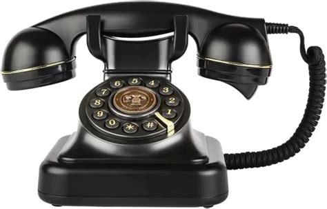 Rotary Design Retro Landline Telephone Classic Old Fashioned Corded