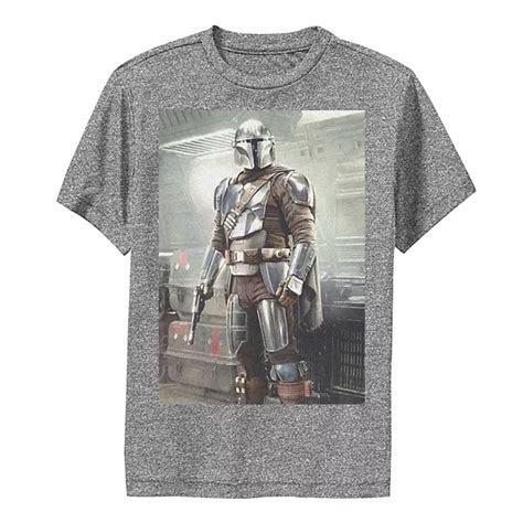 Boys 8 20 Star Wars The Mandalorian Stance Poster Performance Graphic Tee