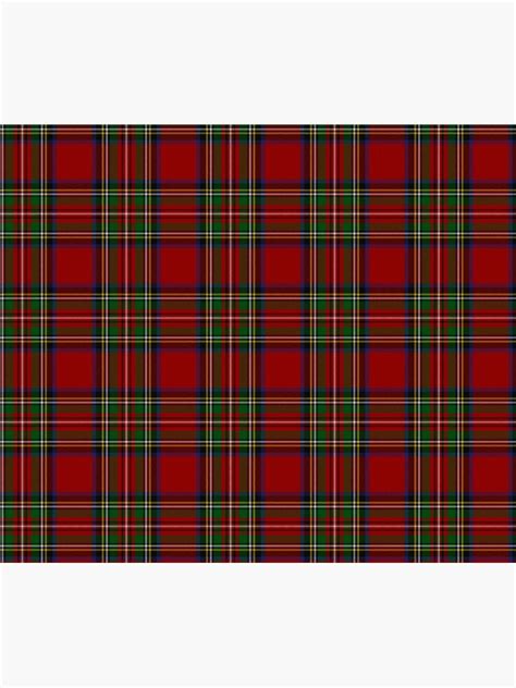 "The Royal Stewart Tartan Stuart Clan Plaid Tartan" Throw Blanket for ...