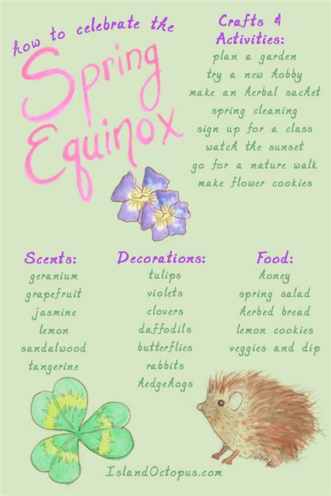 Spring Equinox Celebration Ideas