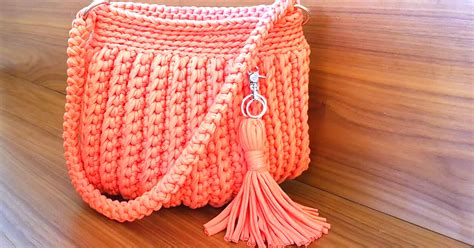 Bellisimo Bolso De Trapillo Tejido A Crochet Curso Tutorial Paso A Paso