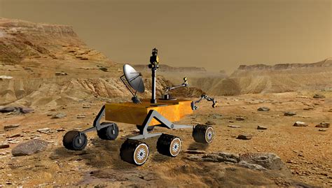 Mars Science Laboratory at Canyon (Artist's Concept) – NASA Mars Exploration