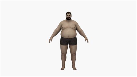 Fat Man 3D Model - TurboSquid 1891268