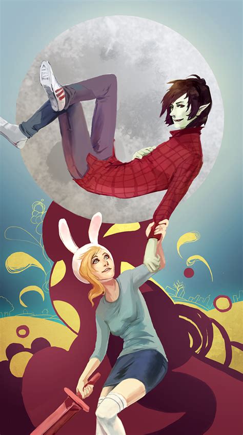 Fionna and Marshall Lee by Kurai-Kaze on DeviantArt