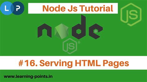 Serve HTML Pages In Node JS How To Create Server Module And Fs