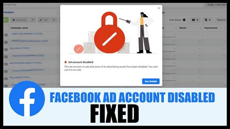 Facebook Ad Account Disabled How To Resolve A Disabled Fb Ads Account