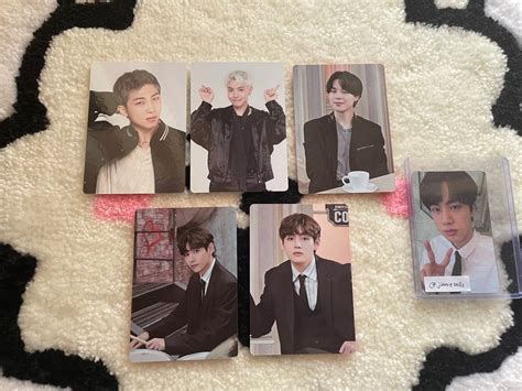 BTS Permission To Dance PTD Mini Photocard RM Jhope Jimin V Hobbies