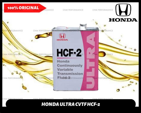 HONDA ULTRA HCF2 HCF 2 CVT FLUID GEAR OIL ATF 4Liter Lazada