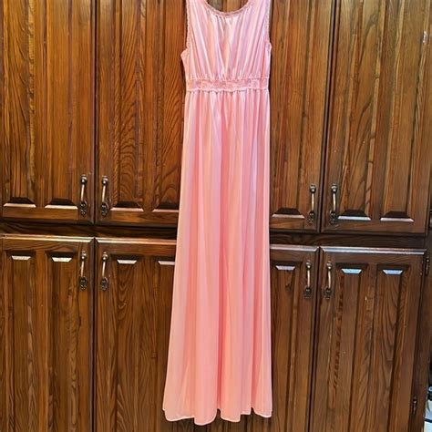 Miss Elaine Intimates Sleepwear Vintage Miss Elaine Lingerie Long Nightgown Small Poshmark