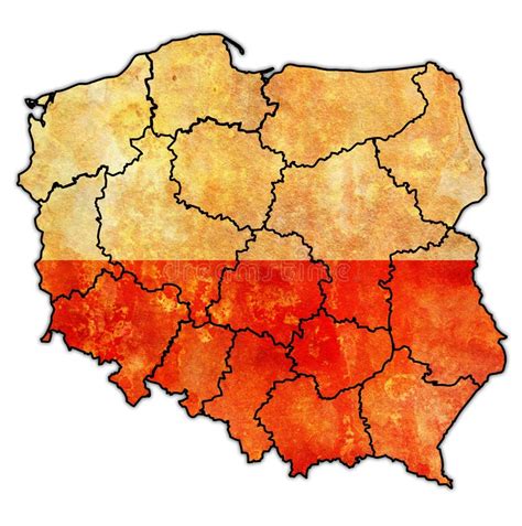 Divisiones Administrativas De Polonia Stock De Ilustraci N