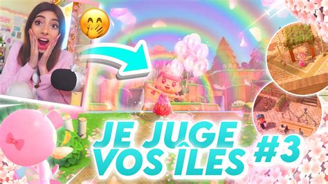 JE JUGE VOS ÎLES 3 dans ANIMAL CROSSING NEW HORIZONS je suis