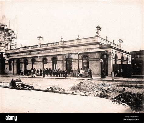 Construction of the London Underground Stock Photo - Alamy