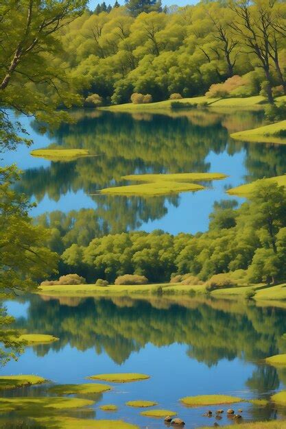 Des paysages magnifiques de belles montagnes émergeant d une mer de