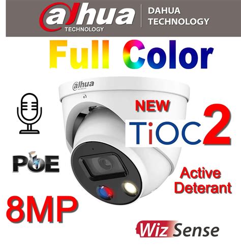 Mp Dahua Ipc Hdw H As Pv Ip Tioc Cctv Wizsense Full Colour Two