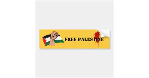 Free Gaza Free Palestine Bumper Sticker | Zazzle