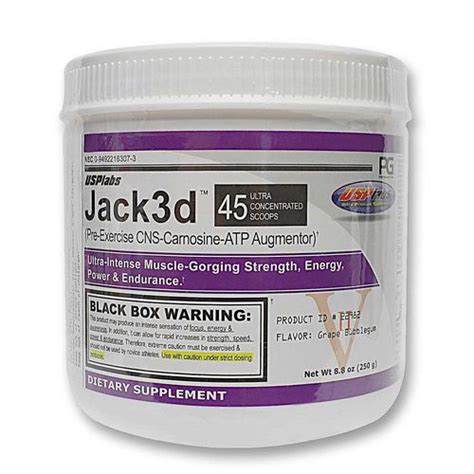 USP Labs Jack3d Grape Bubblegum 88 onças 250 g no Shoptime