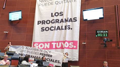 Programas Sociales No Se Pueden Quitar Porque Est N En La Constituci N