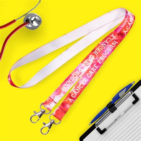 Open Ended Double Clip Full Color Lanyards Event Lanyards