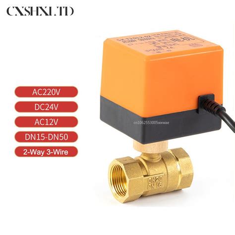 V Lvula De Bola De Rosca El Ctrica Motorizada De Lat N Solenoide De