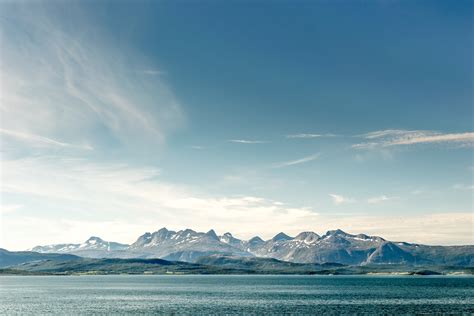 Free Images Landscape Sea Horizon Snow Cloud Sky Sunlight