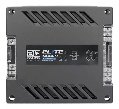 Banda Modulo Elite 1200 4 1200w Rms 4 Canais 2 Ohms 12 4d Cor Preto