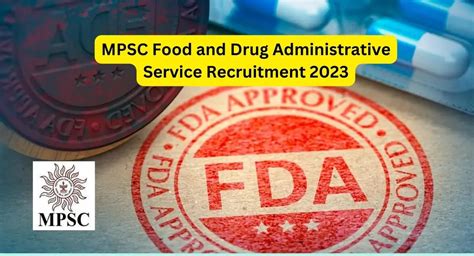 MPSC Food And Drug Administrative Service Recruitment 2023 Majhi Job