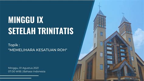 Live Ibadah Minggu Ix Setelah Trinitatis B Indo Hkbp Ressort